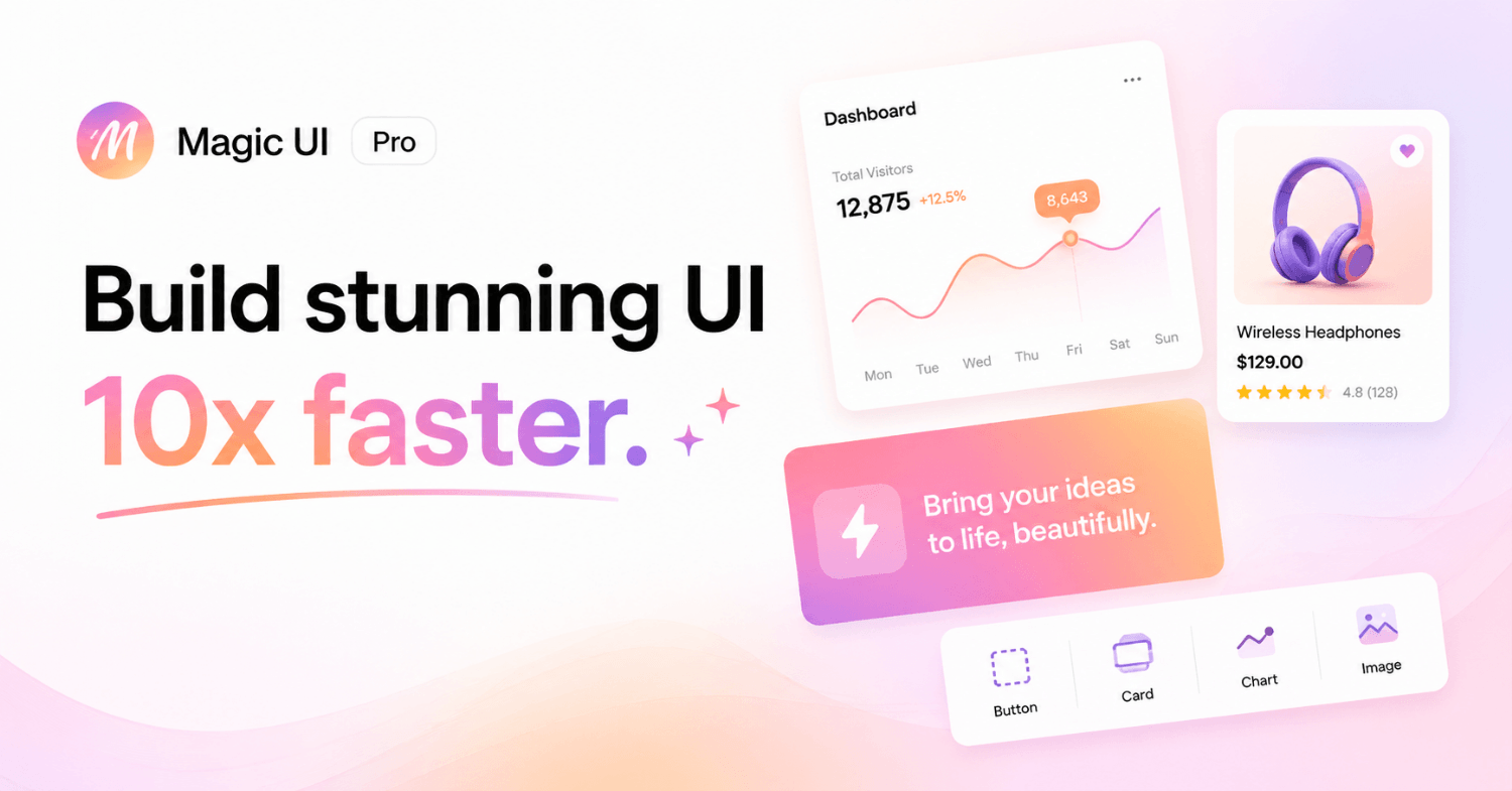 Build Animated Landing Pages in Minutes with Magic UI 🪄