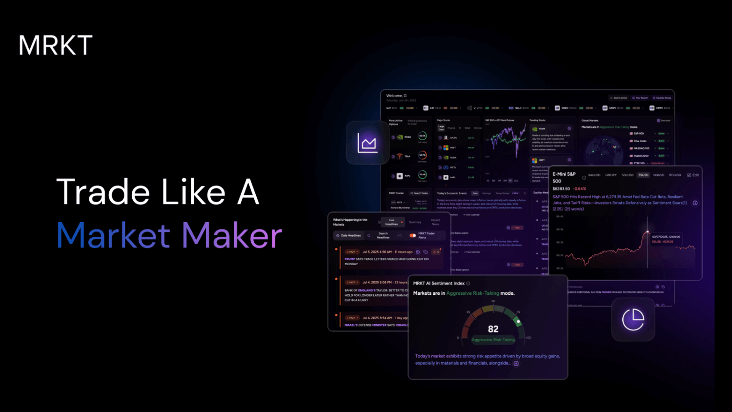 💹 Trade Like A Market Maker with MRKT.