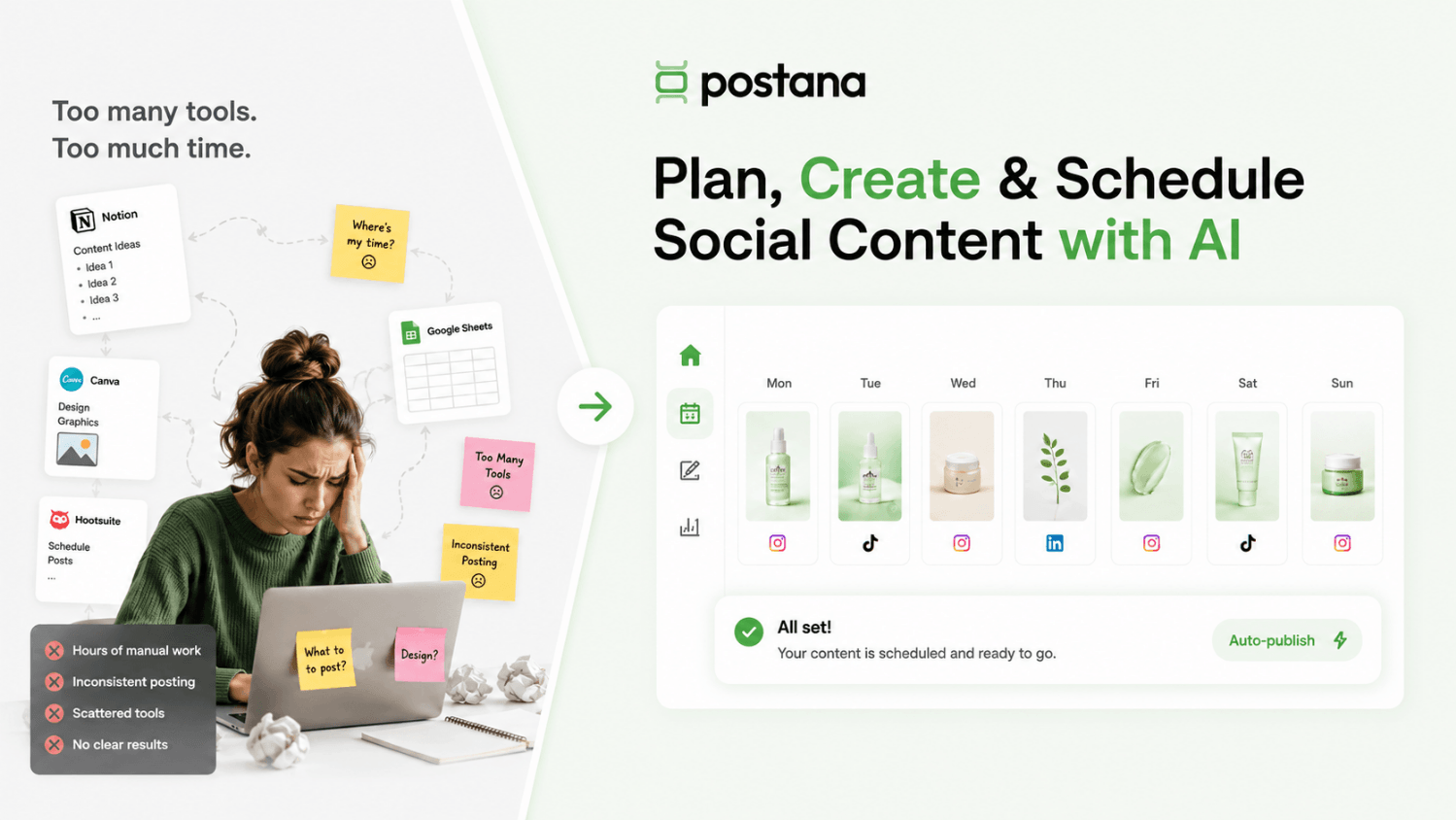 Plan, Create & Publish Smarter with AI