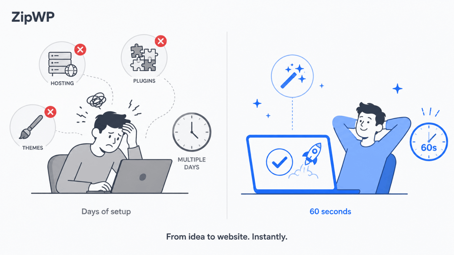 ZipWP AI Website Builder – Instant WordPress Site in 60 Seconds