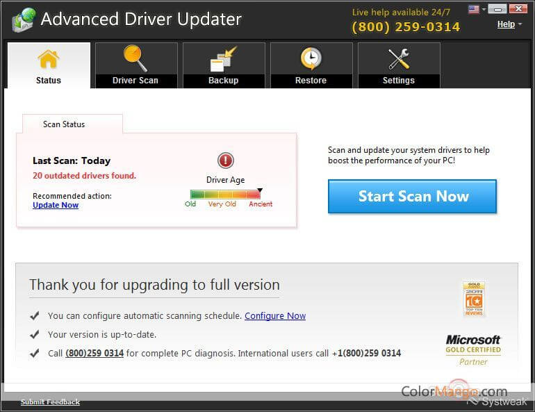 Advanced driver updater windows 10